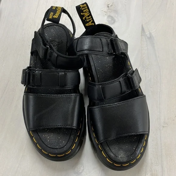 Dr Martens Ricki-3 Strap Sandal Size 6 New - Picture 5 of 12
